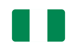 尼日利亚国旗三角形圆形