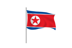 朝鲜国旗剪贴画