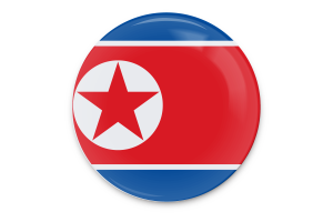 朝鲜国旗矢量艺术