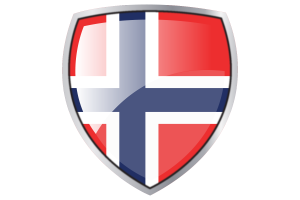 挪威国旗库什纹章盾牌