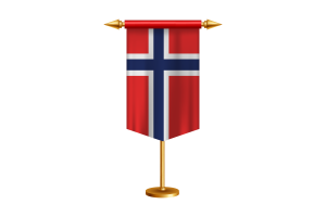 挪威国旗插图与立场