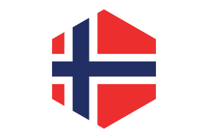 挪威国旗六边形