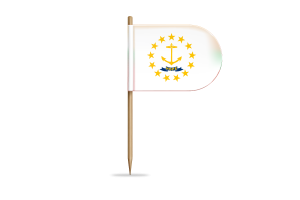罗得岛州旗帜桌旗