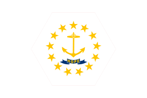罗德岛旗帜矢量免费|SVG 和 PNG