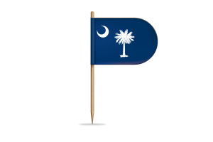 南卡罗来纳州旗帜桌旗
