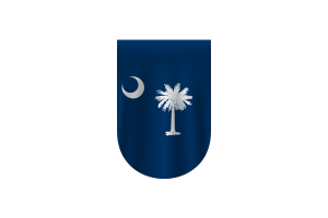 南卡罗来纳州旗帜矢量免费下载（SVG，PNG）
