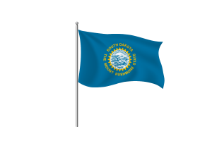 南达科他州旗帜符号