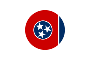 田纳西州旗帜矢量免费下载
