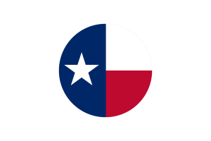 德克萨斯州旗帜矢量免费下载