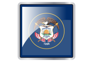 犹他州旗帜广场图标