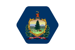 佛蒙特州旗帜矢量免费|SVG 和 PNG