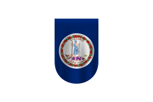 弗吉尼亚旗帜矢量免费下载（SVG，PNG）