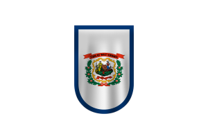 西弗吉尼亚州旗帜矢量自由Dowanlod （SVG，PNG）