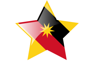 砂拉越旗帜星图标