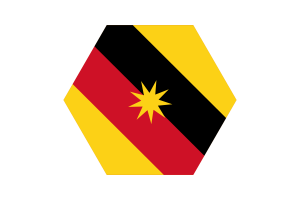 砂拉越旗帜矢量免费|SVG 和 PNG