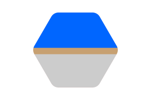 米斯西尼旗插图六边形圆形