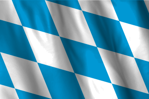 巴伐利亚州旗帜含片变体