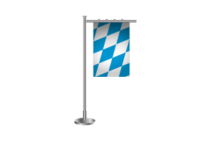 3d 巴伐利亚菱形变体立旗