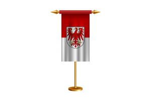 勃兰登堡礼仪旗帜矢量免费