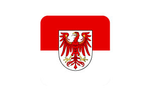 勃兰登堡旗帜方形圆形