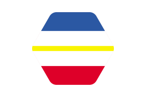梅克伦堡-前波莫瑞州旗帜插图六边形圆形