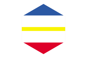 梅克伦堡-前波莫瑞州旗帜六边形