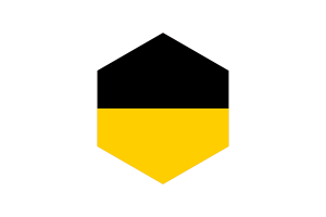 萨克森–安哈特州旗帜六边形