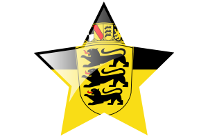 巴登-符腾堡州旗星图标