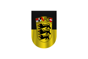 巴登-符腾堡州旗帜矢量免费下载 （SVG， PNG）