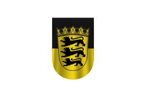 巴登-符腾堡州旗帜矢量免费下载（SVG， PNG）