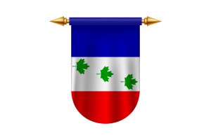 圣埃夫伦德博斯旗帜标志矢量图像