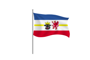 梅克伦堡-前波美拉尼亚州旗帜剪贴画