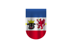 梅克伦堡-前波美拉尼亚旗帜矢量免费下载（SVG，PNG）
