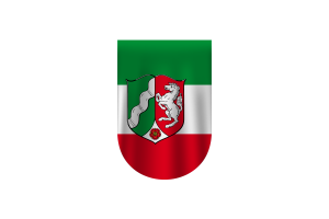 北莱茵-威斯特法伦州旗帜矢量免费下载（SVG，PNG）