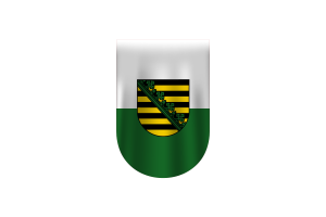 萨克森旗帜矢量免费下载（SVG，PNG）
