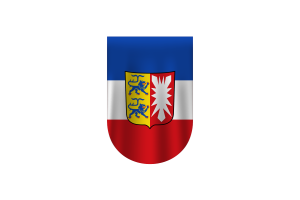 石勒苏益格-荷尔斯泰因州旗帜矢量免费下载（SVG，PNG）