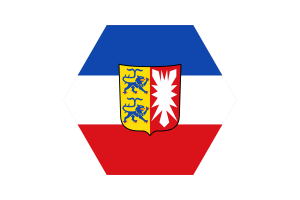 石勒苏益格-荷尔斯泰因州标志矢量免费|SVG 和 PNG