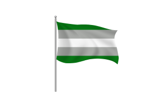 灰色浪漫主义旗帜符号