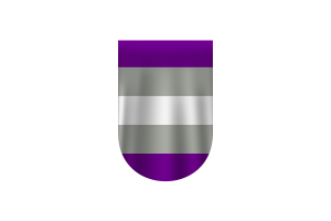 灰色无性恋骄傲旗帜矢量免费下载（SVG，PNG）