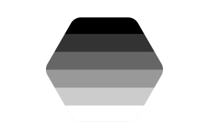 异性恋者性旗矢量插图