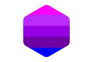 詹妮弗·佩利宁的跨性别旗帜圆形六边形形状