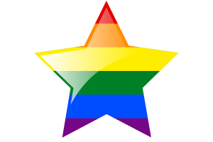 LGBT旗星图标