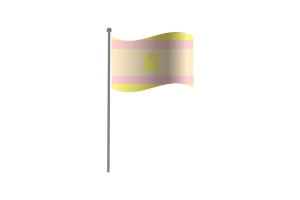 挥舞着Nominsexual性取向人群的旗帜