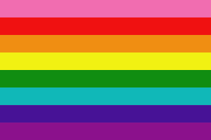 彩虹LGBT骄傲旗帜