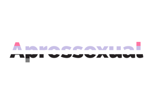 Apressexual性取向人群旗帜文字艺术