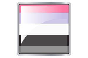 Apressexual性取向人群旗帜方图标