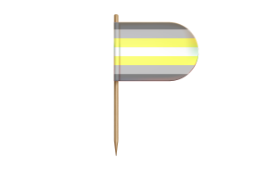 非二元性别Demigender群体旗帜桌旗