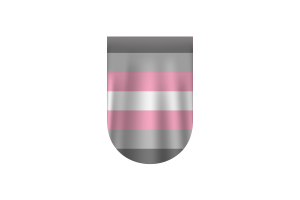 半性取向/半性女群体旗帜矢量免费下载（SVG，PNG）