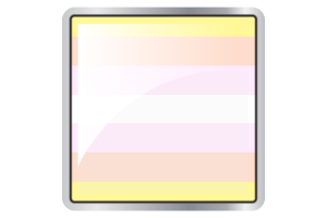 泛性别旗帜广场图标
