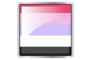 Reciprosexual性取向人群旗帜方图标